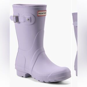 Hunter Light Purple Waterproof Boots